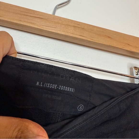 Nili Lotan Kiki Sweatpants 100% cotton wide leg crop in black size small - Picture 10 of 16